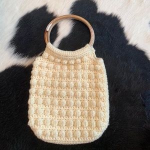 Crochet knit bag
